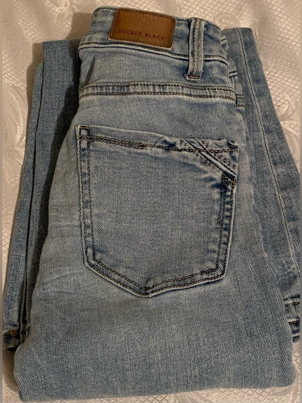 Buckle Black Fit No. 35 Flare Light Wash Denim Jeans. Size 23x30